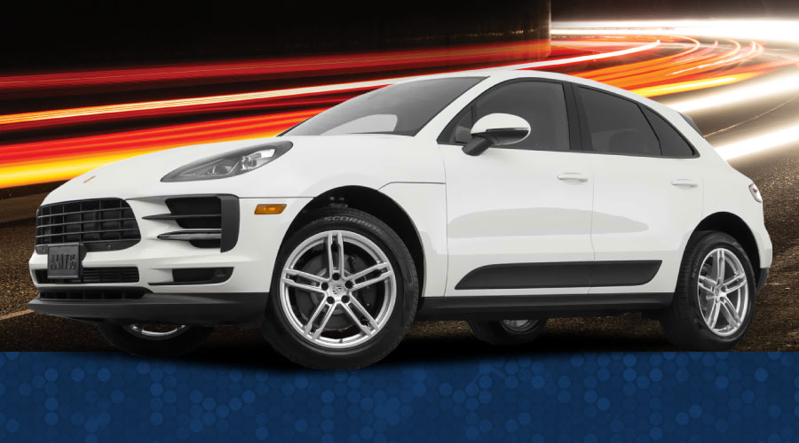 2020 White Porsche Macan