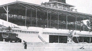 Saratoga Raceway under construction in 1946