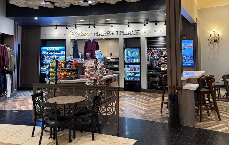 Perks Marketplace store at Saratoga Casino Hotel