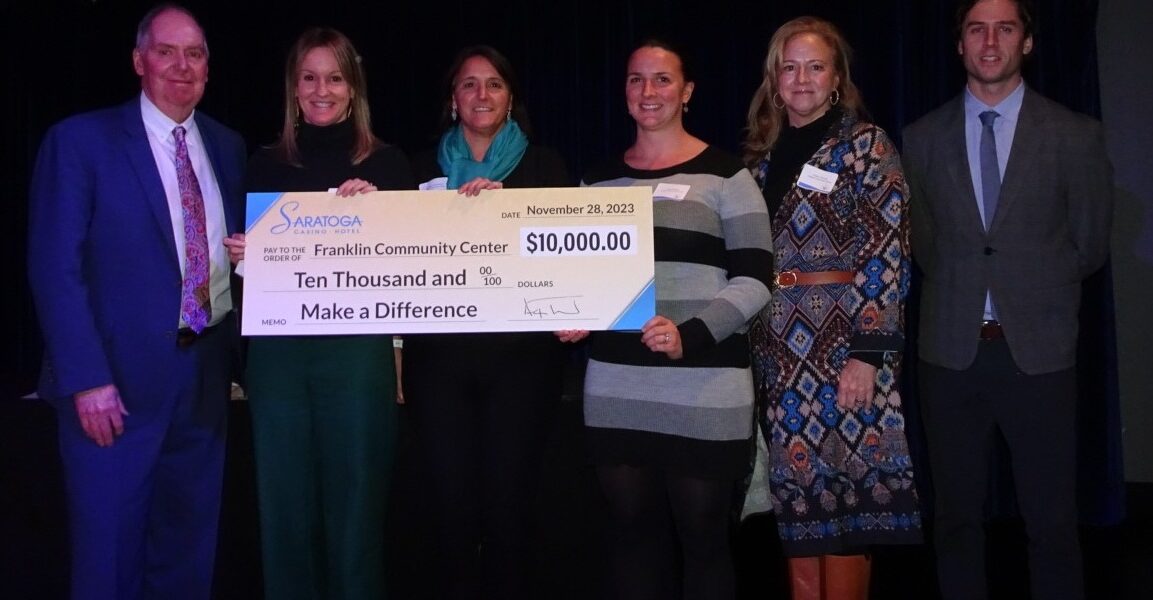 Saratoga Casino Hotel Recognizes Giving Tuesday with $120,000 in Donations
