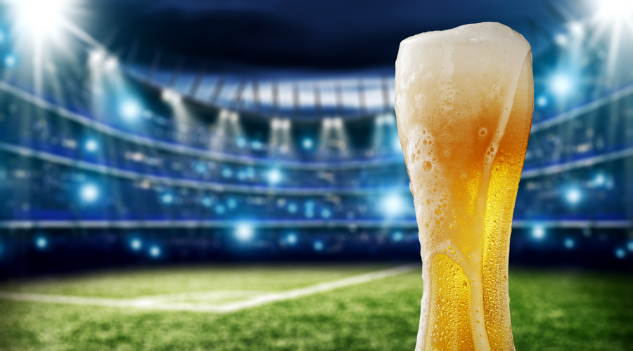 Beer and Football Stadium